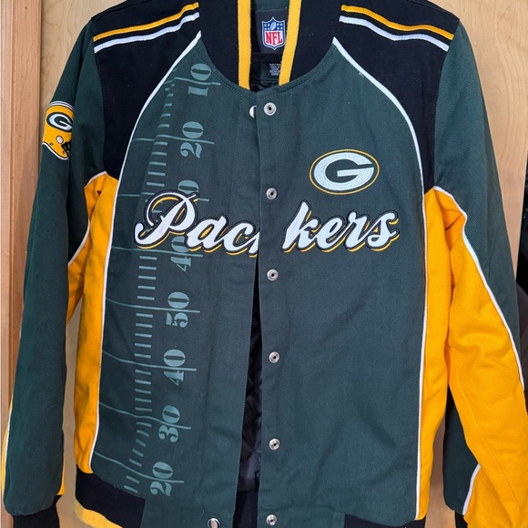 NFL Jackets & Blazers - NFL Green and Yellow Packers Bomber Jacket